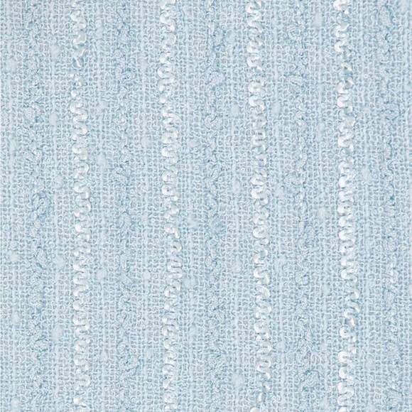 NWT Line & Dot Emmeline Tweed Boucle Revolve Mini Skirt in Sky Blue size large - Picture 2 of 10